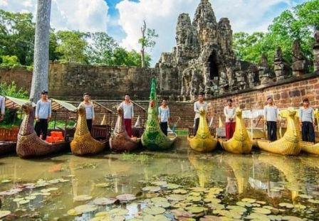 La croisière Kongkear Angkor sur la rivière Tonle Oum