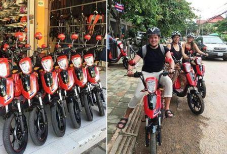 Tour en vélo électrique en un jour à Angkor cool...